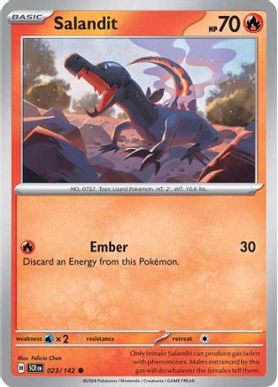 [PKM] Salandit (023/142) [Scarlet & Violet: Stellar Crown]