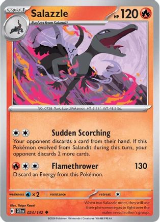 [PKM] Salazzle (024/142) [Scarlet & Violet: Stellar Crown]