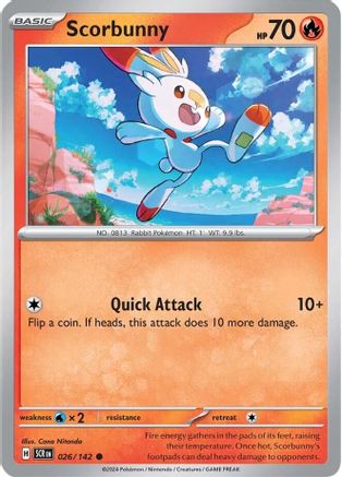 [PKM] Scorbunny (026/142) [Scarlet & Violet: Stellar Crown]