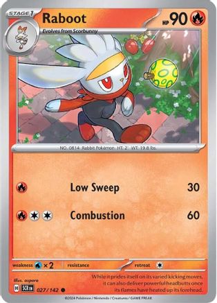 [PKM] Raboot (027/142) [Scarlet & Violet: Stellar Crown]