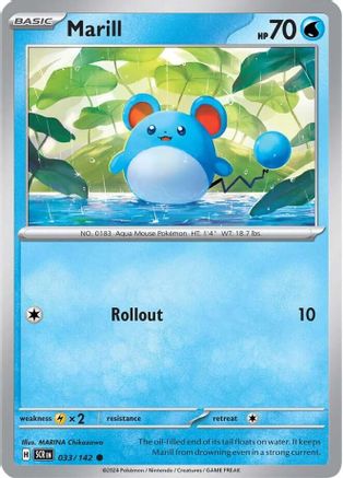 [PKM] Marill (033/142) [Scarlet & Violet: Stellar Crown]