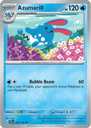 [PKM] Azumarill (034/142) [Scarlet & Violet: Stellar Crown]