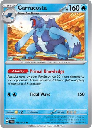 [PKM] Carracosta (038/142) [Scarlet & Violet: Stellar Crown]