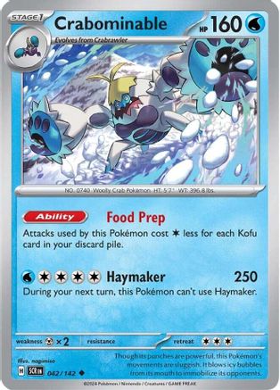 [PKM] Crabominable (042/142) [Scarlet & Violet: Stellar Crown]