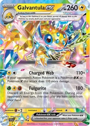 [PKM] Galvantula ex (051/142) [Scarlet & Violet: Stellar Crown]