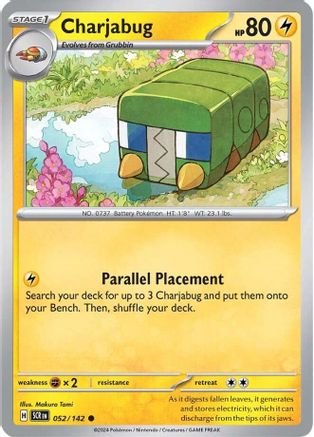 [PKM] Charjabug (052/142) [Scarlet & Violet: Stellar Crown]