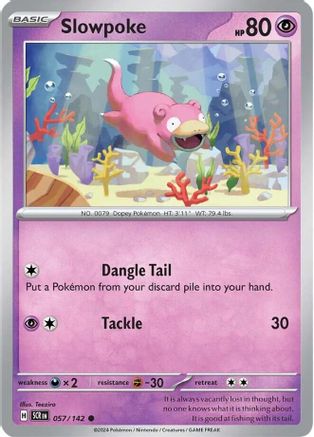 [PKM] Slowpoke (057/142) [Scarlet & Violet: Stellar Crown]