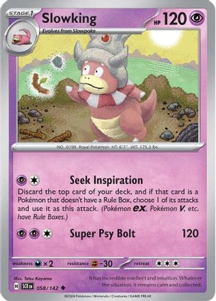 [PKM] Slowking (058/142) [Scarlet & Violet: Stellar Crown]