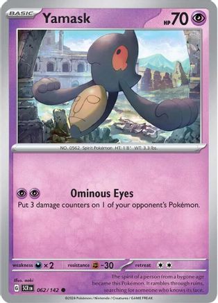 [PKM] Yamask (062/142) [Scarlet & Violet: Stellar Crown]