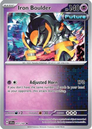 [PKM] Iron Boulder (071/142) [Scarlet & Violet: Stellar Crown]