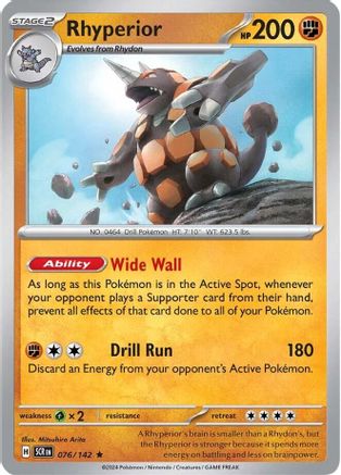 [PKM] Rhyperior (076/142) [Scarlet & Violet: Stellar Crown]