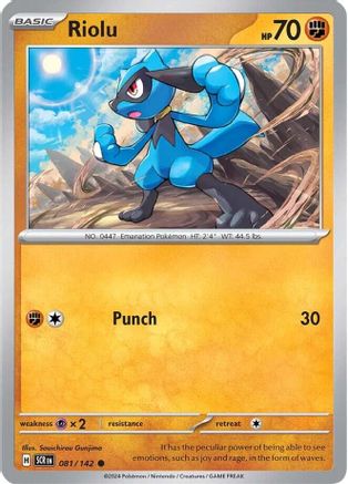 [PKM] Riolu (081/142) [Scarlet & Violet: Stellar Crown]