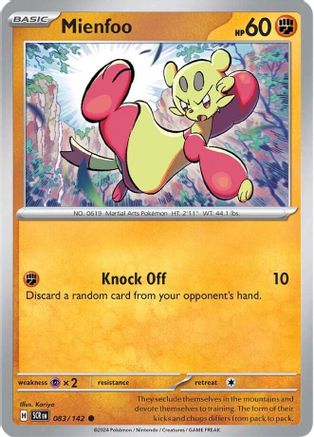 [PKM] Mienfoo (083/142) [Scarlet & Violet: Stellar Crown]