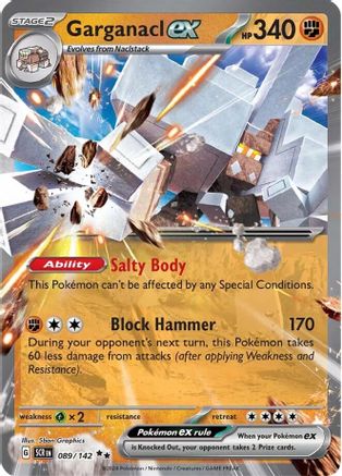 [PKM] Garganacl ex (089/142) [Scarlet & Violet: Stellar Crown]