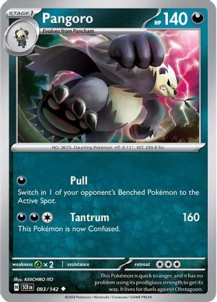 [PKM] Pangoro (093/142) [Scarlet & Violet: Stellar Crown]