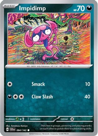 [PKM] Impidimp (094/142) [Scarlet & Violet: Stellar Crown]