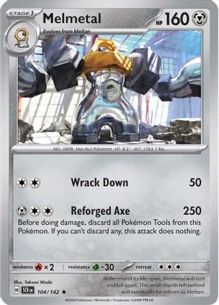 [PKM] Melmetal (104/142) [Scarlet & Violet: Stellar Crown]