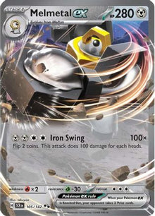 [PKM] Melmetal ex (105/142) [Scarlet & Violet: Stellar Crown]