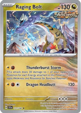 [PKM] Raging Bolt (111/142) [Scarlet & Violet: Stellar Crown]