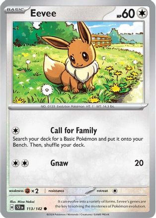[PKM] Eevee (113/142) [Scarlet & Violet: Stellar Crown]