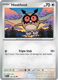 [PKM] Hoothoot (114/142) [Scarlet & Violet: Stellar Crown]