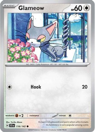 [PKM] Glameow (116/142) [Scarlet & Violet: Stellar Crown]