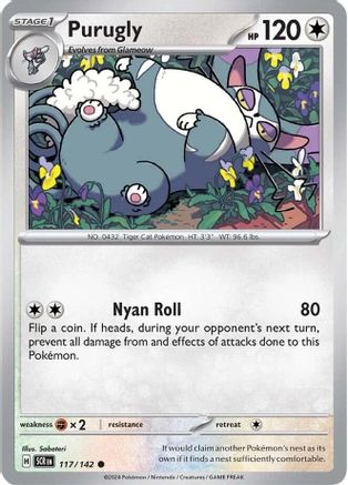 [PKM] Purugly (117/142) [Scarlet & Violet: Stellar Crown]