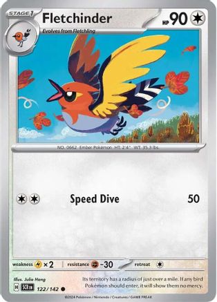 [PKM] Fletchinder (122/142) [Scarlet & Violet: Stellar Crown]