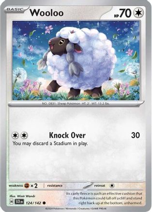 [PKM] Wooloo (124/142) [Scarlet & Violet: Stellar Crown]