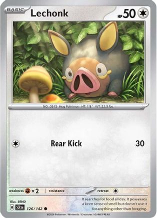 [PKM] Lechonk (126/142) [Scarlet & Violet: Stellar Crown]