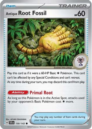 [PKM] Antique Root Fossil (130/142) [Scarlet & Violet: Stellar Crown]