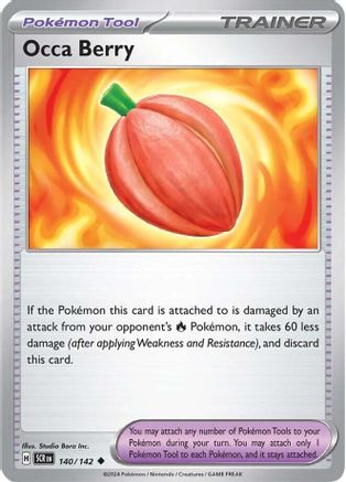 [PKM] Occa Berry (140/142) [Scarlet & Violet: Stellar Crown]