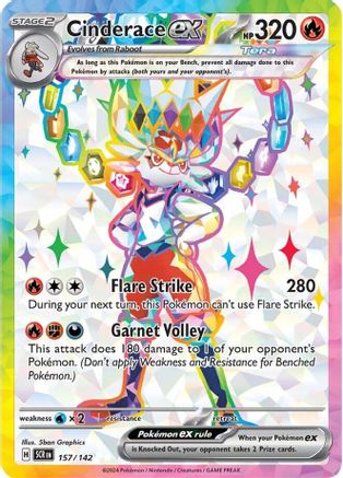 [PKM] Cinderace ex (157/142) [Scarlet & Violet: Stellar Crown]