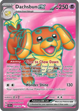 [PKM] Dachsbun ex (160/142) [Scarlet & Violet: Stellar Crown]