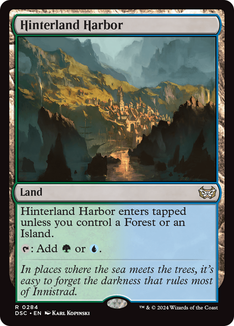 {R} Hinterland Harbor [Duskmourn: House of Horror Commander][DSC 284]