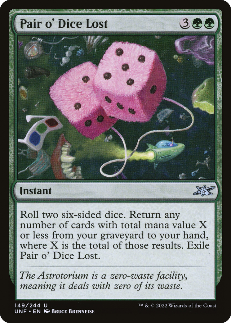 {C} Pair o' Dice Lost [Unfinity][UNF 149]