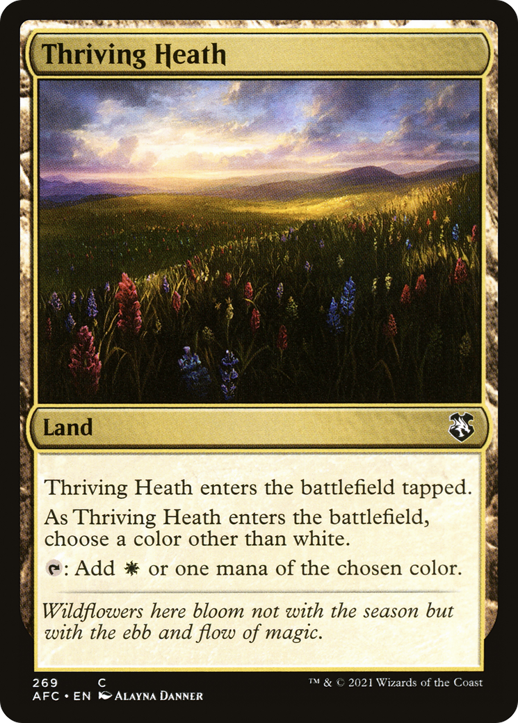 {C} Thriving Heath [Dungeons & Dragons: Adventures in the Forgotten Realms Commander][AFC 269]