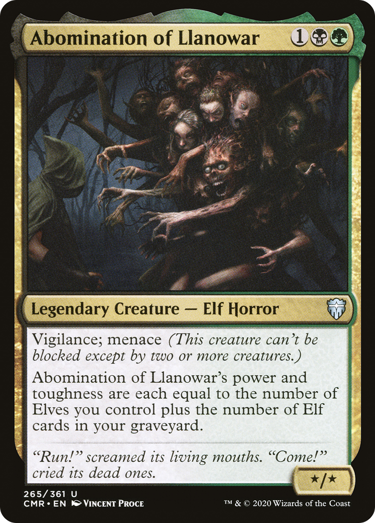 {C} Abomination of Llanowar [Commander Legends][CMR 265]