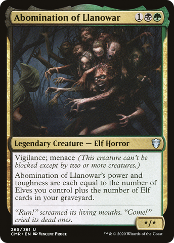 {C} Abomination of Llanowar [Commander Legends][CMR 265]