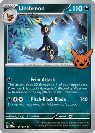 [PKM] Umbreon (130/197) [Trick or Trade 2024]
