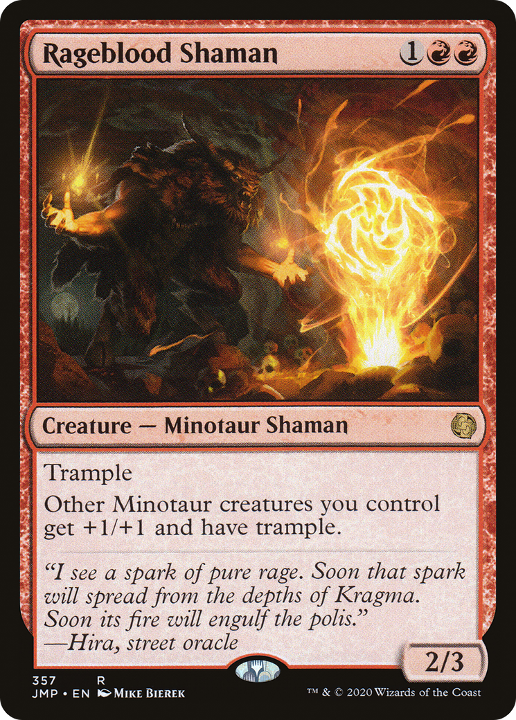 {R} Rageblood Shaman [Jumpstart][JMP 357]