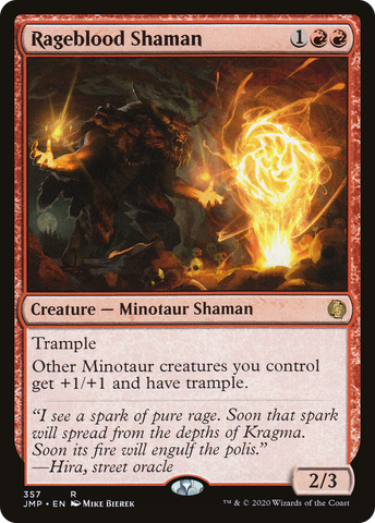 {R} Rageblood Shaman [Jumpstart][JMP 357]