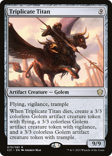 {R} Triplicate Titan [Commander 2021][C21 079]