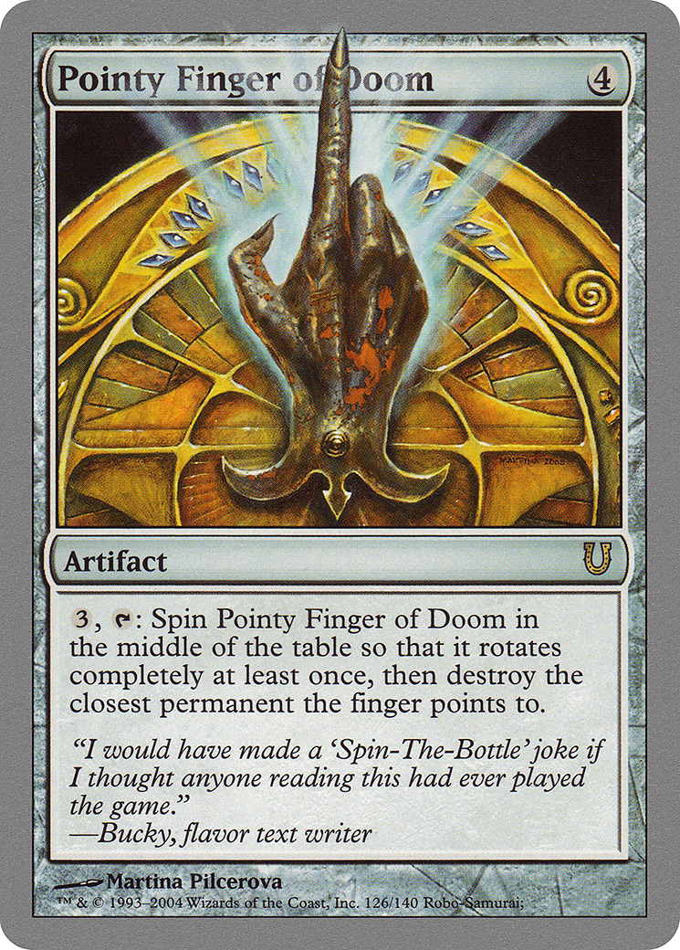 {R} Pointy Finger of Doom [Unhinged][UNH 126]