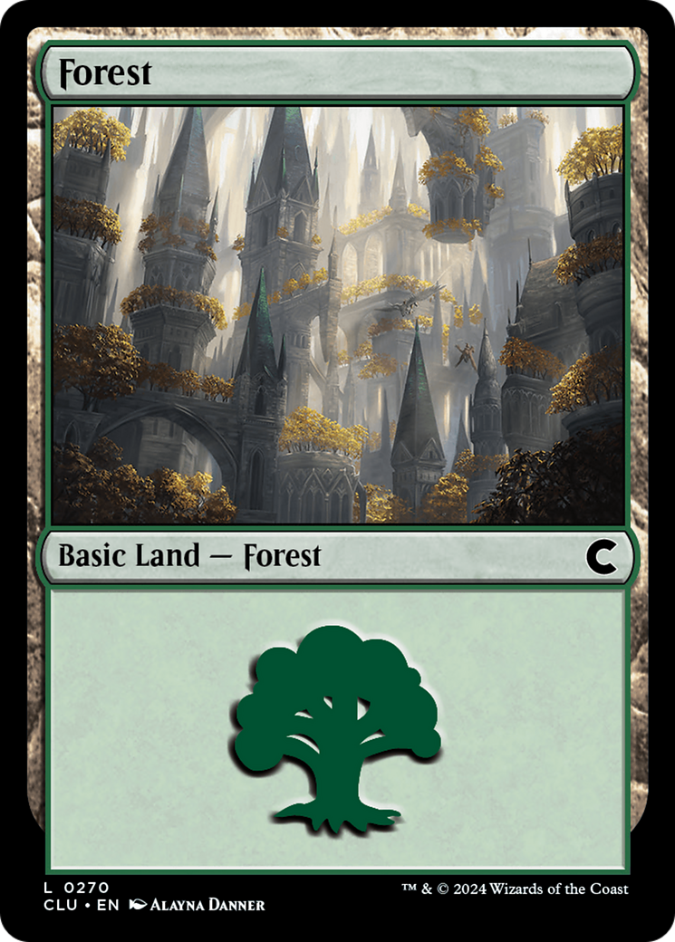 {B} Forest (0270) [Ravnica: Clue Edition][CLU 270]