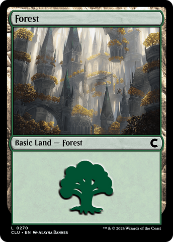 {B} Forest (0270) [Ravnica: Clue Edition][CLU 270]