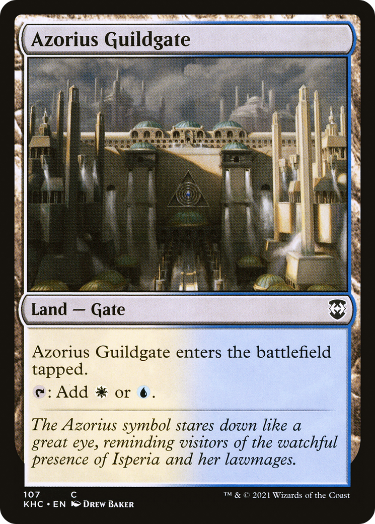 {C} Azorius Guildgate [Kaldheim Commander][KHC 107]