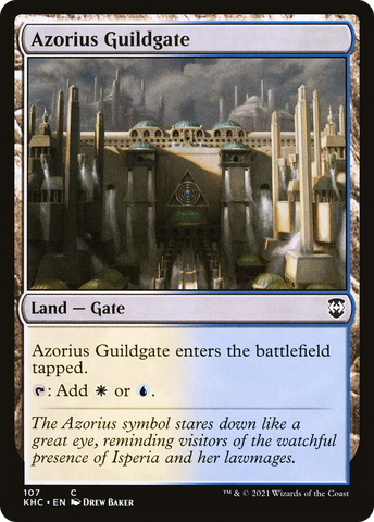 {C} Azorius Guildgate [Kaldheim Commander][KHC 107]