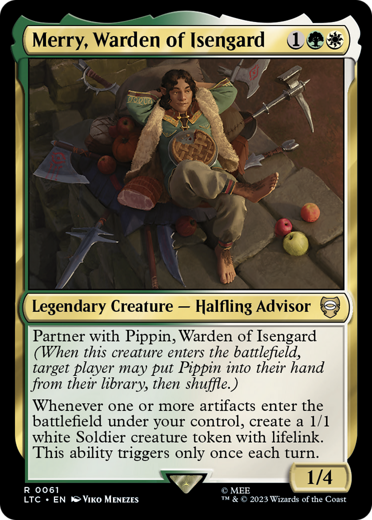 {R} Merry, Warden of Isengard [The Lord of the Rings: Tales of Middle-Earth Commander][LTC 061]