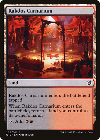 {C} Rakdos Carnarium [Commander 2019][C19 266]